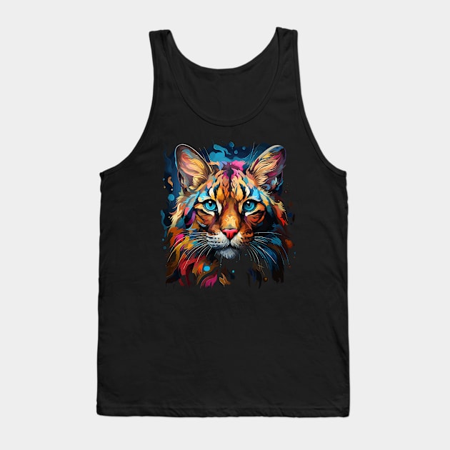 Ocelot Rainbow Tank Top by JH Mart